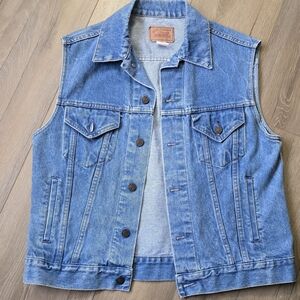 Blue Denim Vest